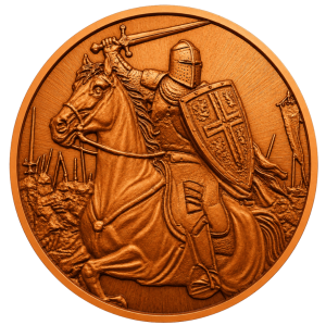 Templar copper coin
