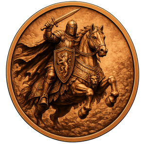 King Richard the Lionheart 1 oz .999 Copper Coin 2026