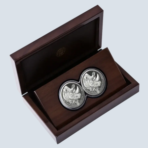 2 oz Silver Coin Set - Big Five II. - Rhino - Double-Capsule - 2022