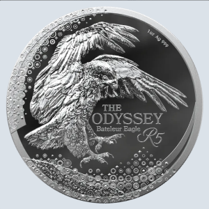 The Odyssey Bateleur Eagle 1 oz Silver Coin