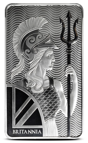10 oz British Silver Britannia Bar