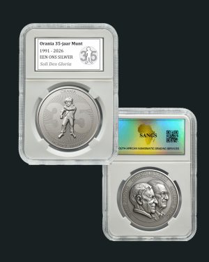 1oz Fine Silver – 35 years of Orania Medallion