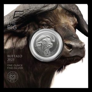 2023 South Africa Big Five Buffalo 1 oz Silver Coin (BU)