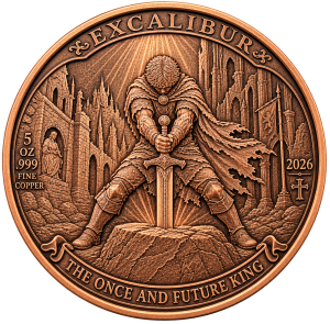 Excalibur copper round