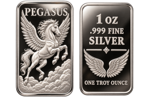 Pegasus 1 oz .999 Fine Silver Bullion